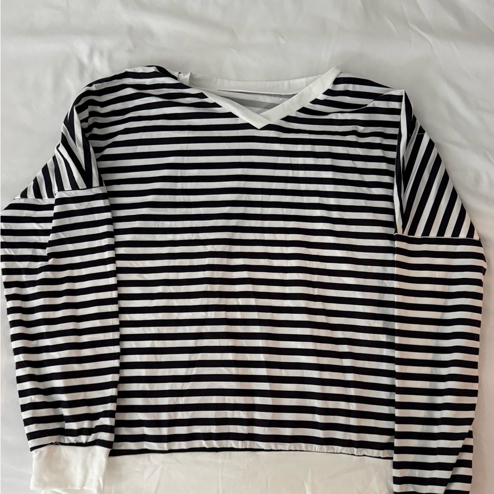 Classic Striped Long Sleeve Top